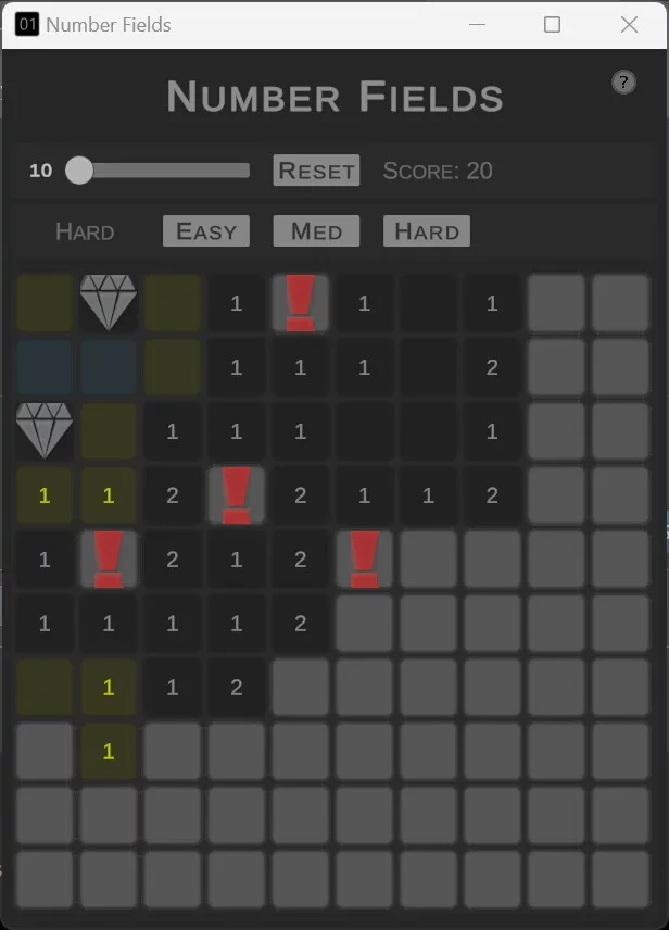 Изображение игры: Number Fields