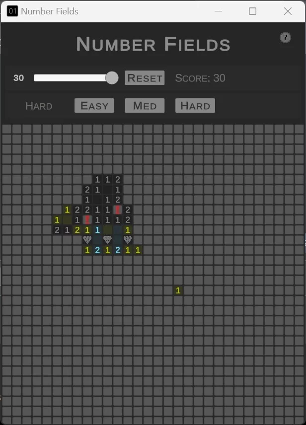 Изображение игры: Number Fields