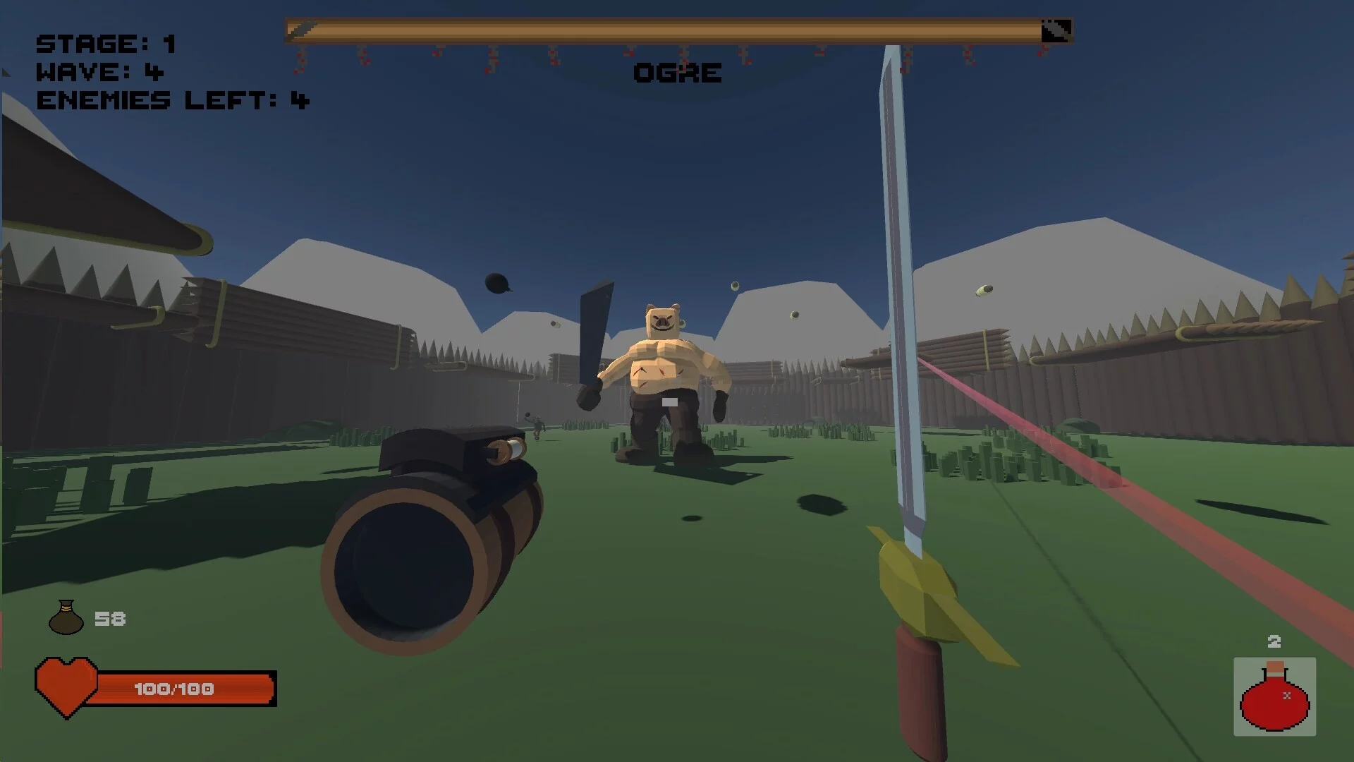 Изображение игры: Arena Warrior