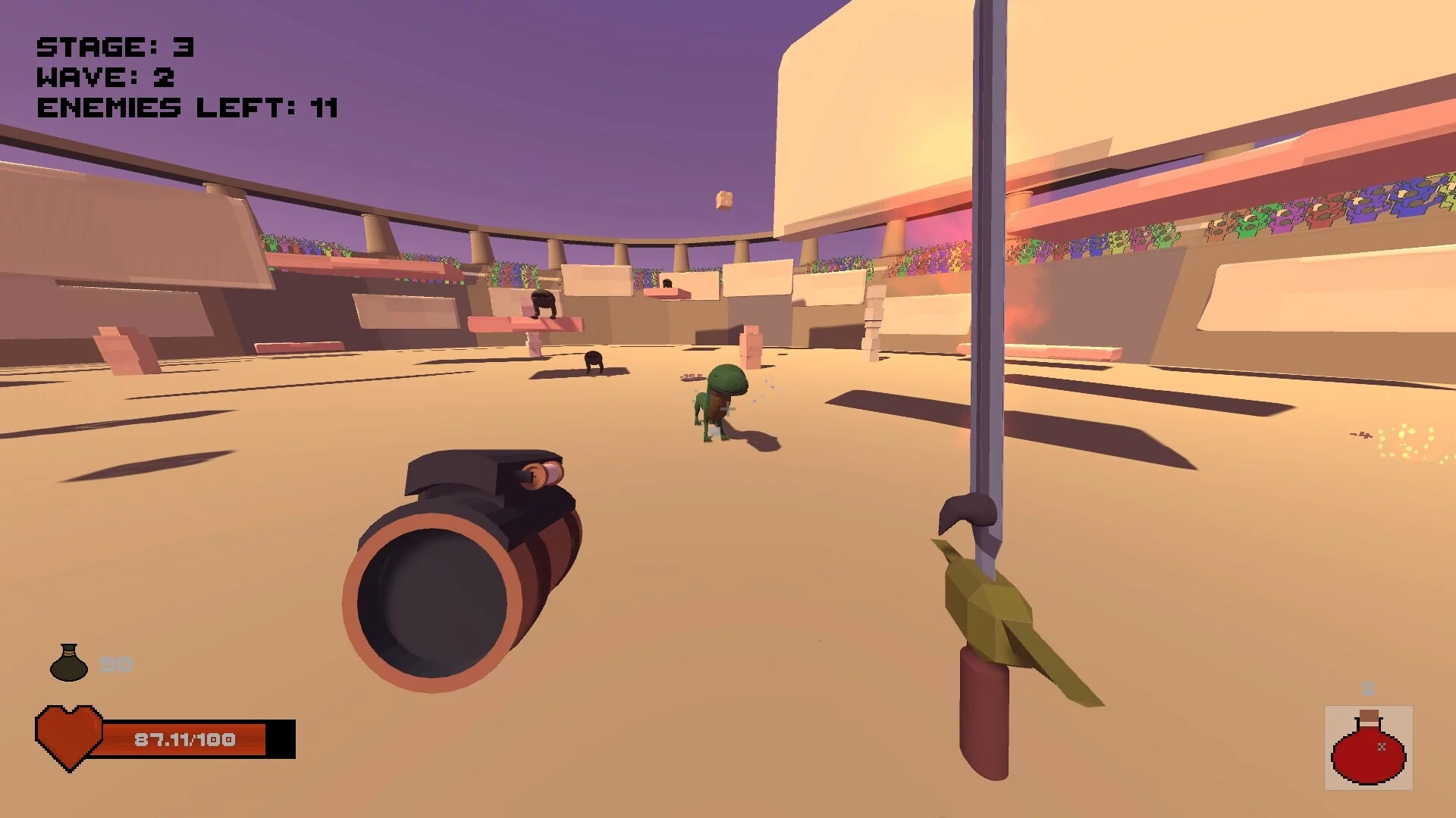 Изображение игры: Arena Warrior