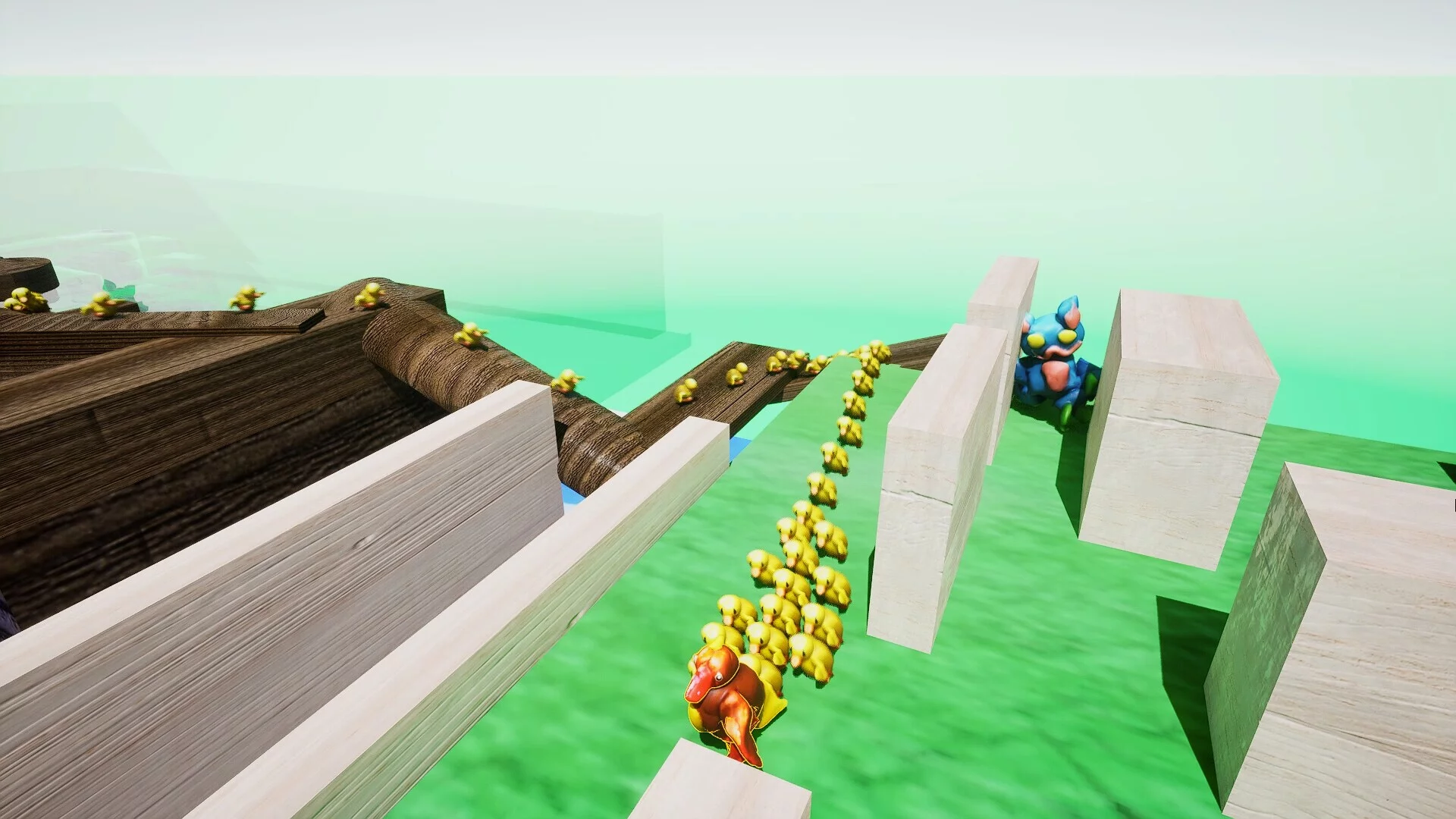 Изображение игры: Escape DuckZ!(カルガモ大脱出ゼット！)