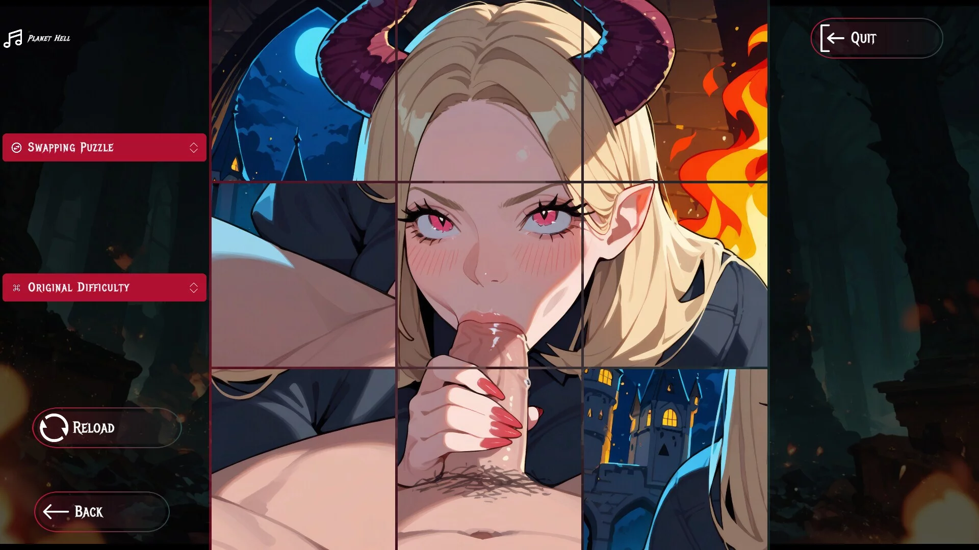 Изображение игры: Hentai Senpai: Seieki Akuma-Tachi