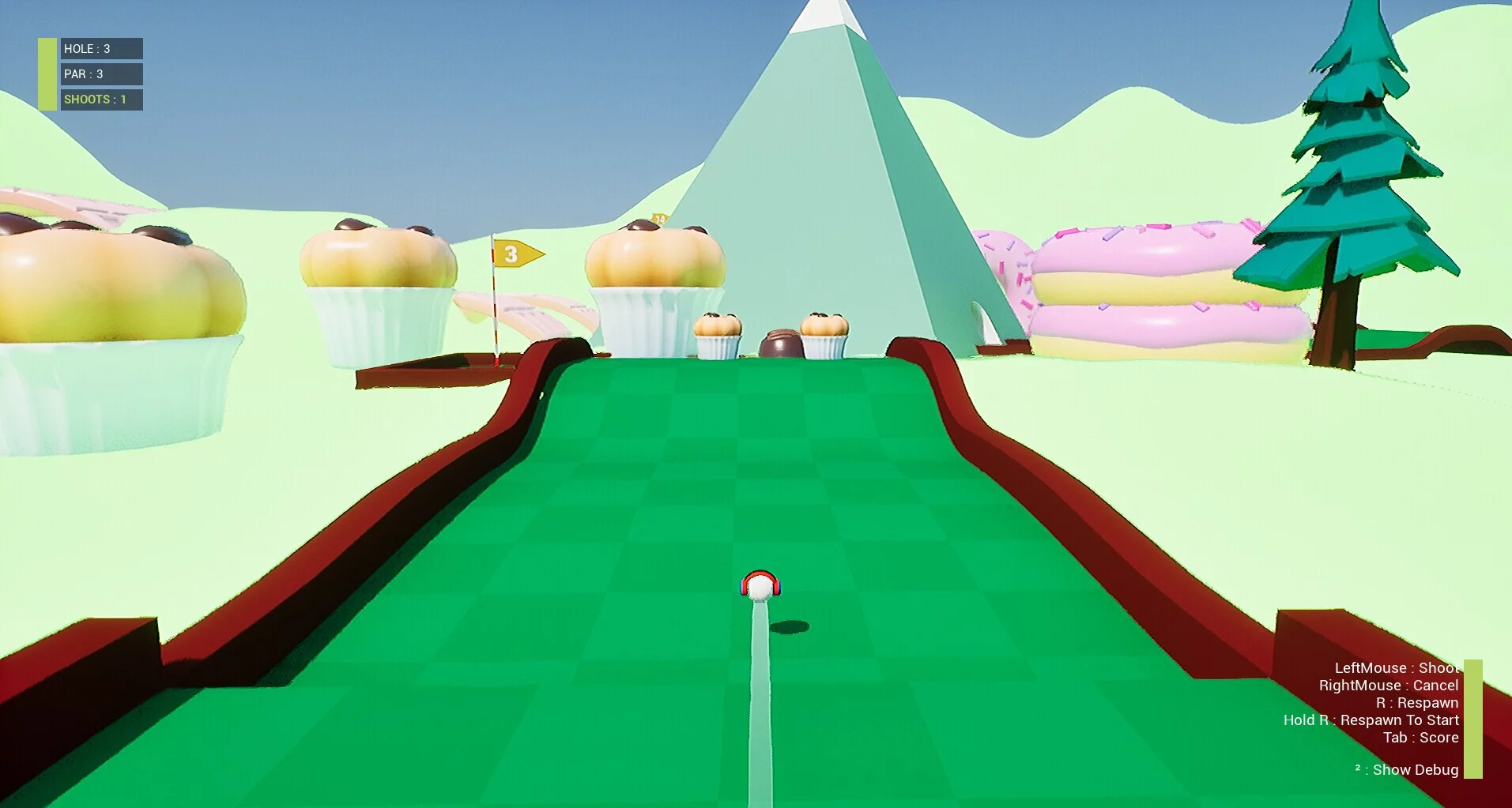 Изображение игры: Candy Golf
