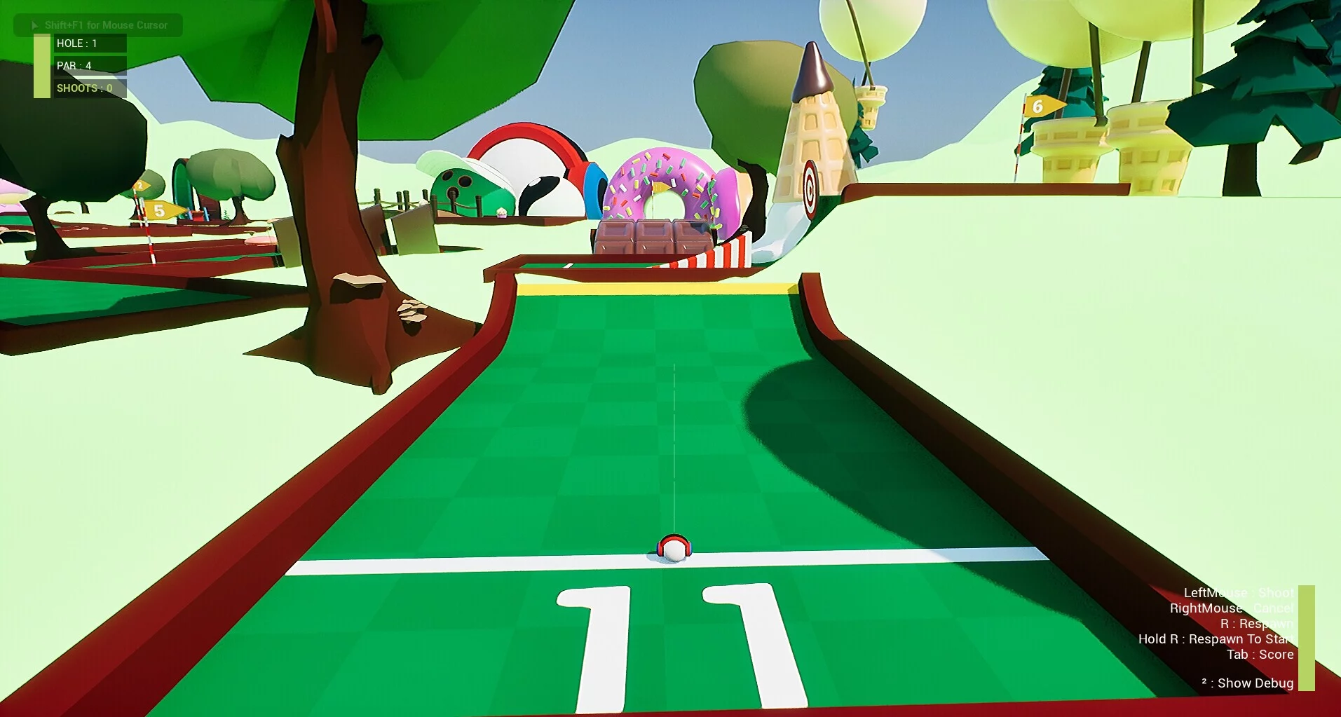 Изображение игры: Candy Golf