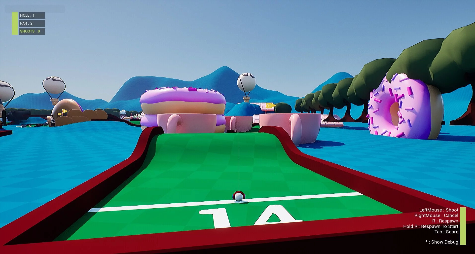 Изображение игры: Candy Golf