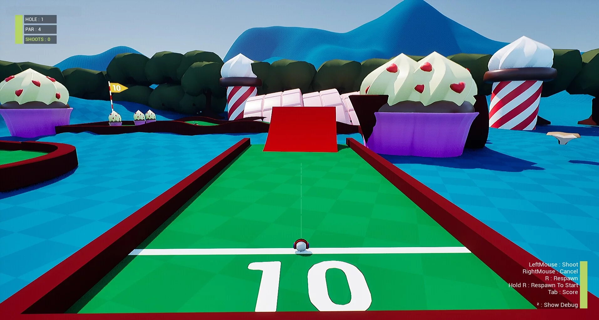 Изображение игры: Candy Golf