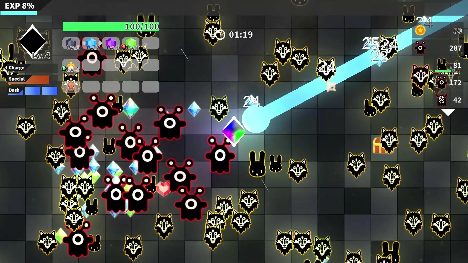 Изображение игры: Crystal Survivor