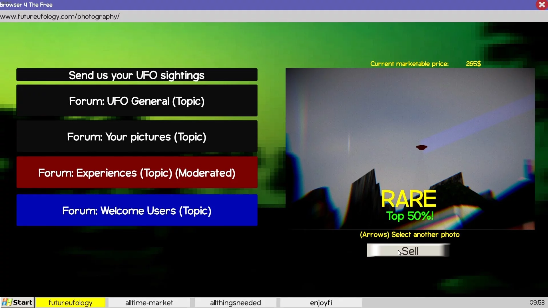 Изображение игры: UFO Sightings Simulator