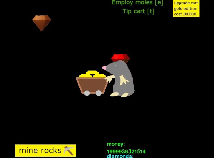 Изображение игры: mole mine rocks 0.15