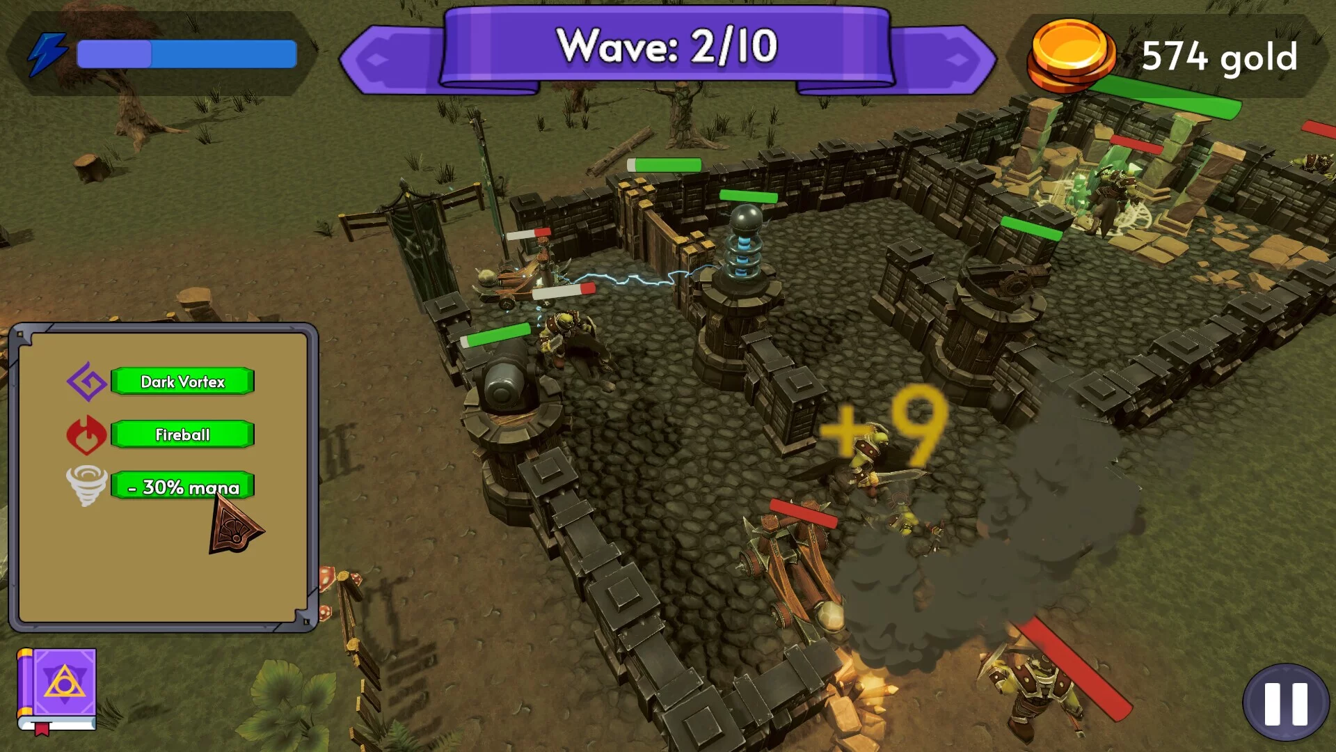 Изображение игры: Defence of the Arcane Realms