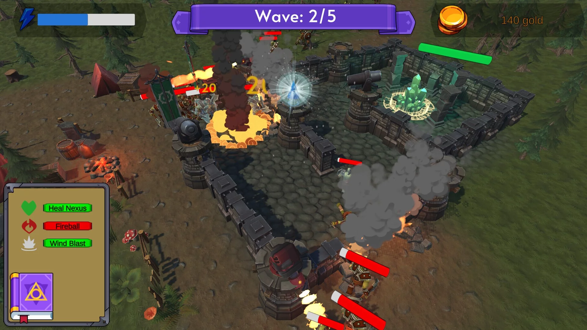 Изображение игры: Defence of the Arcane Realms