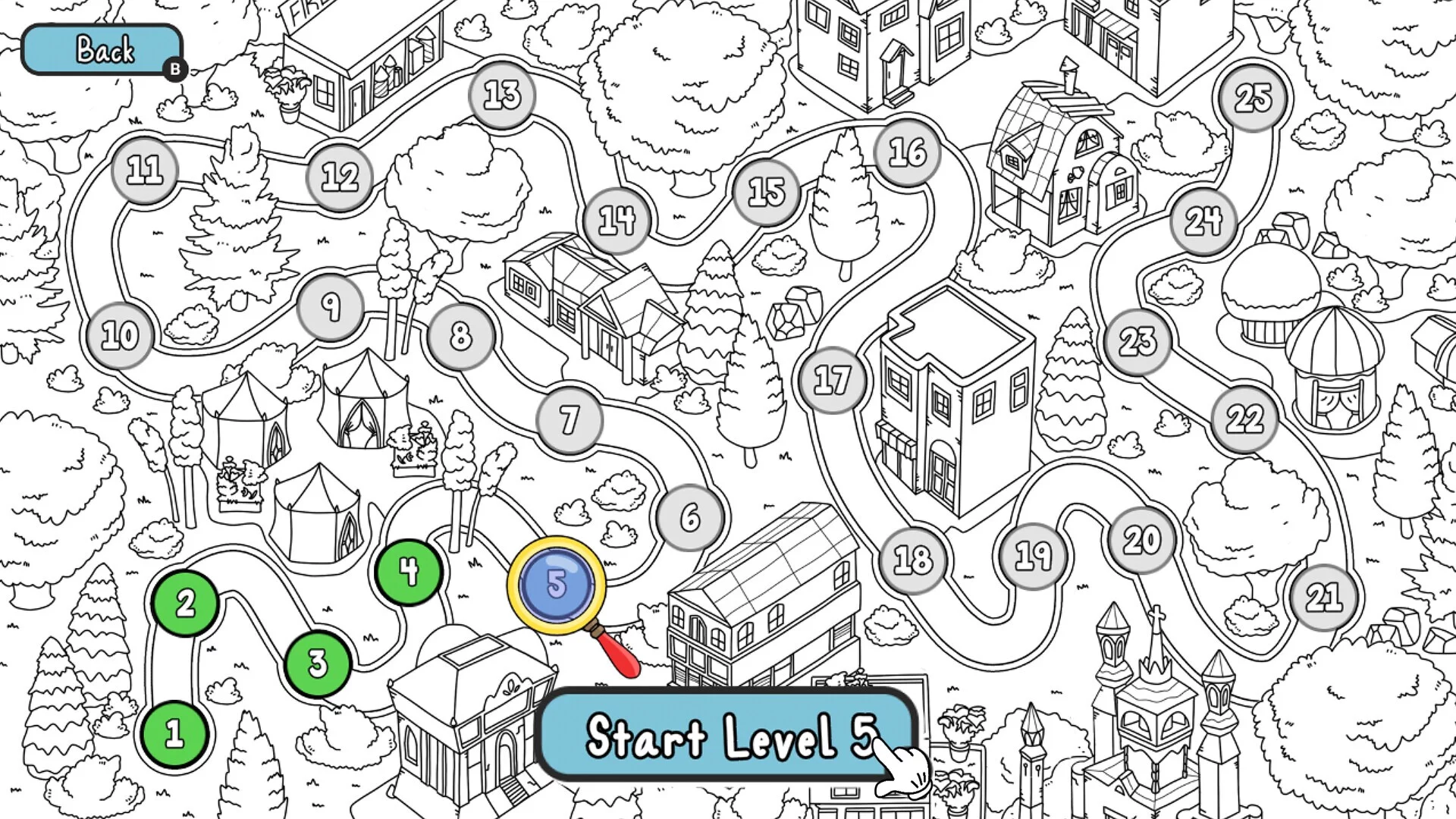 Изображение игры: Doodle Hunt: Search Hidden Items