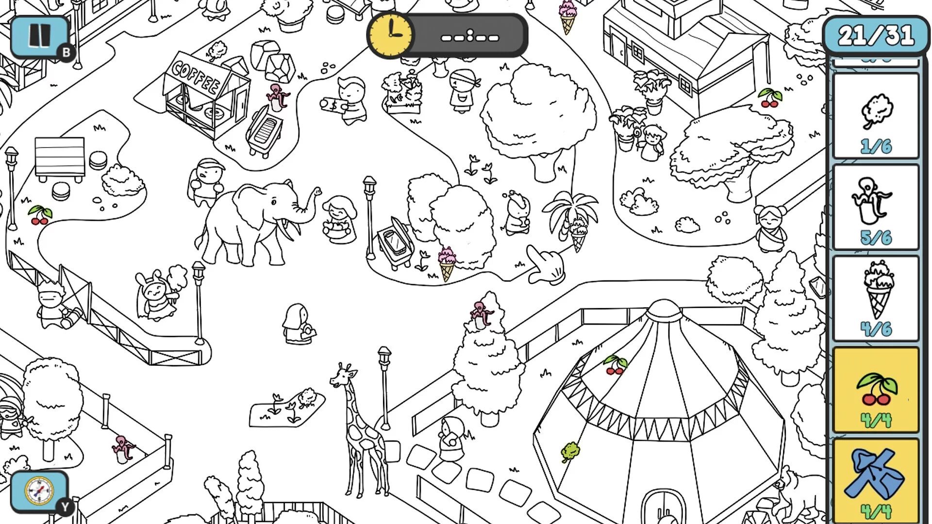 Изображение игры: Doodle Hunt: Search Hidden Items