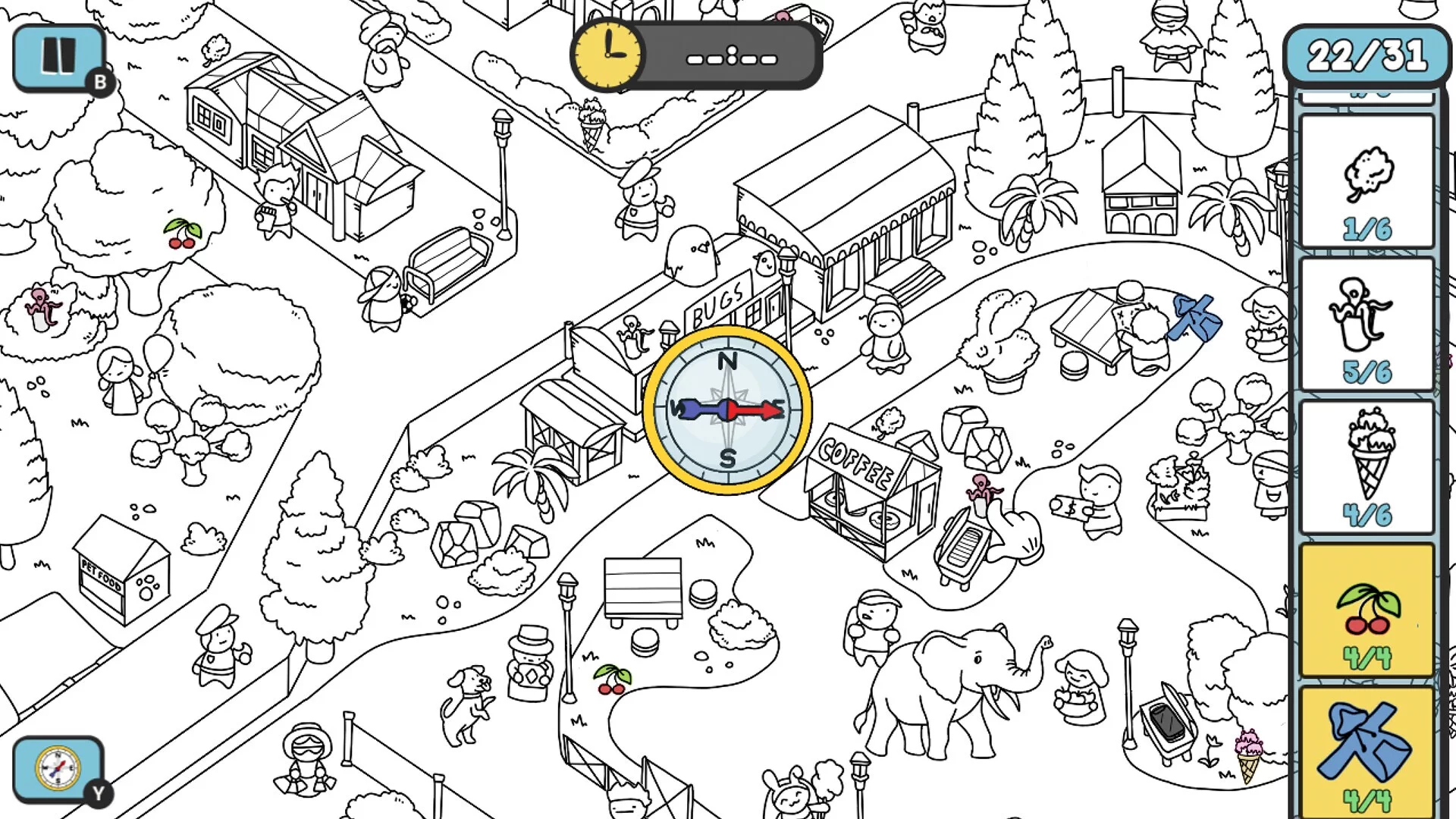 Изображение игры: Doodle Hunt: Search Hidden Items