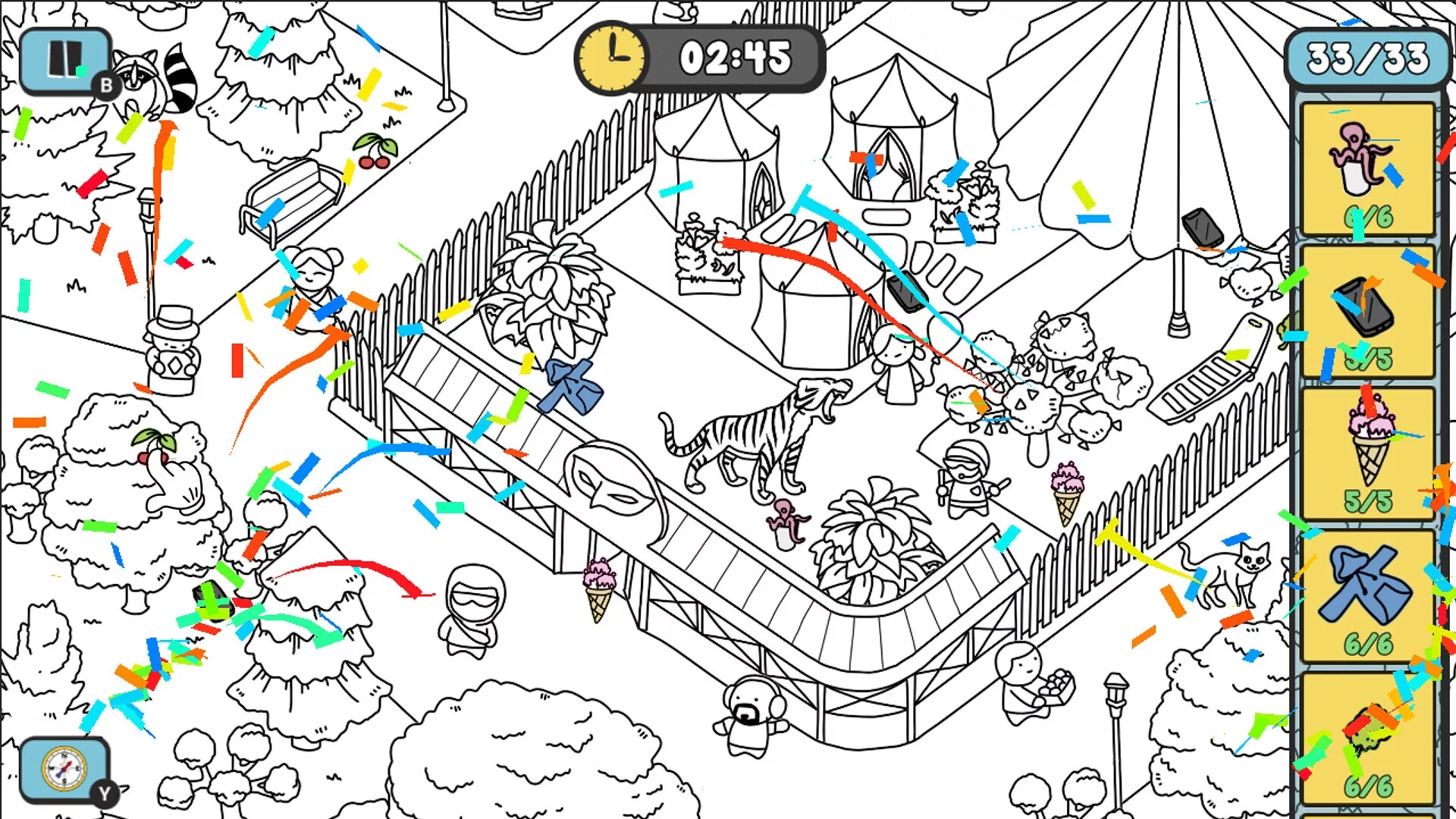 Изображение игры: Doodle Hunt: Search Hidden Items