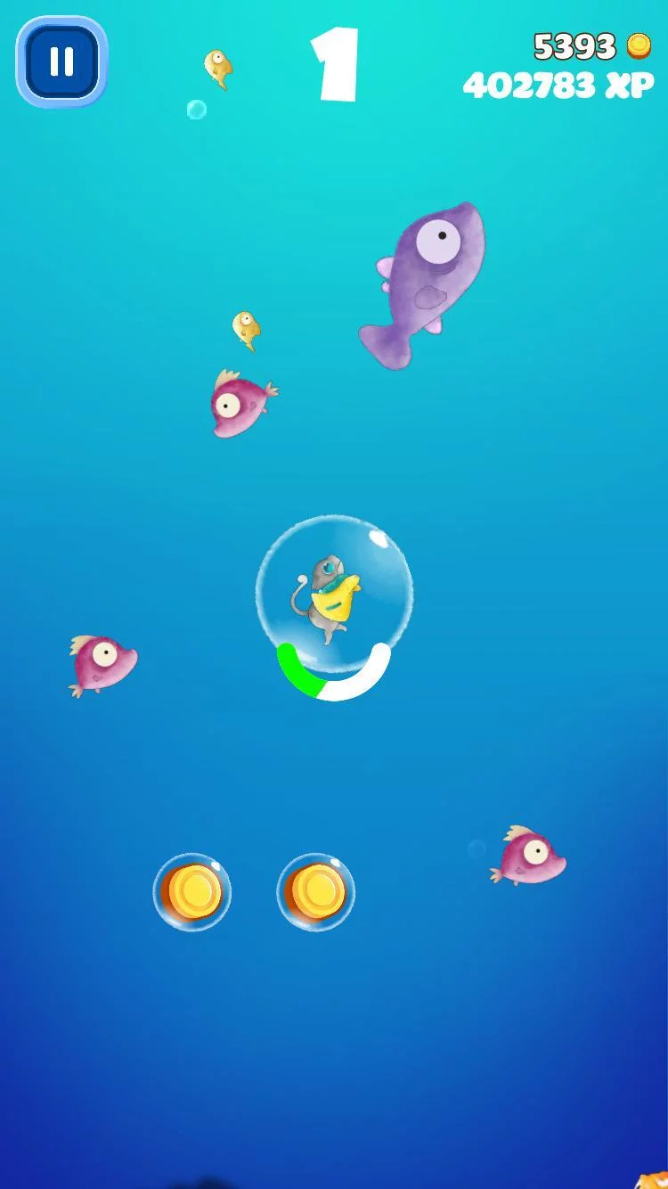 Изображение игры: Hungry Fish World: Fishy Polly