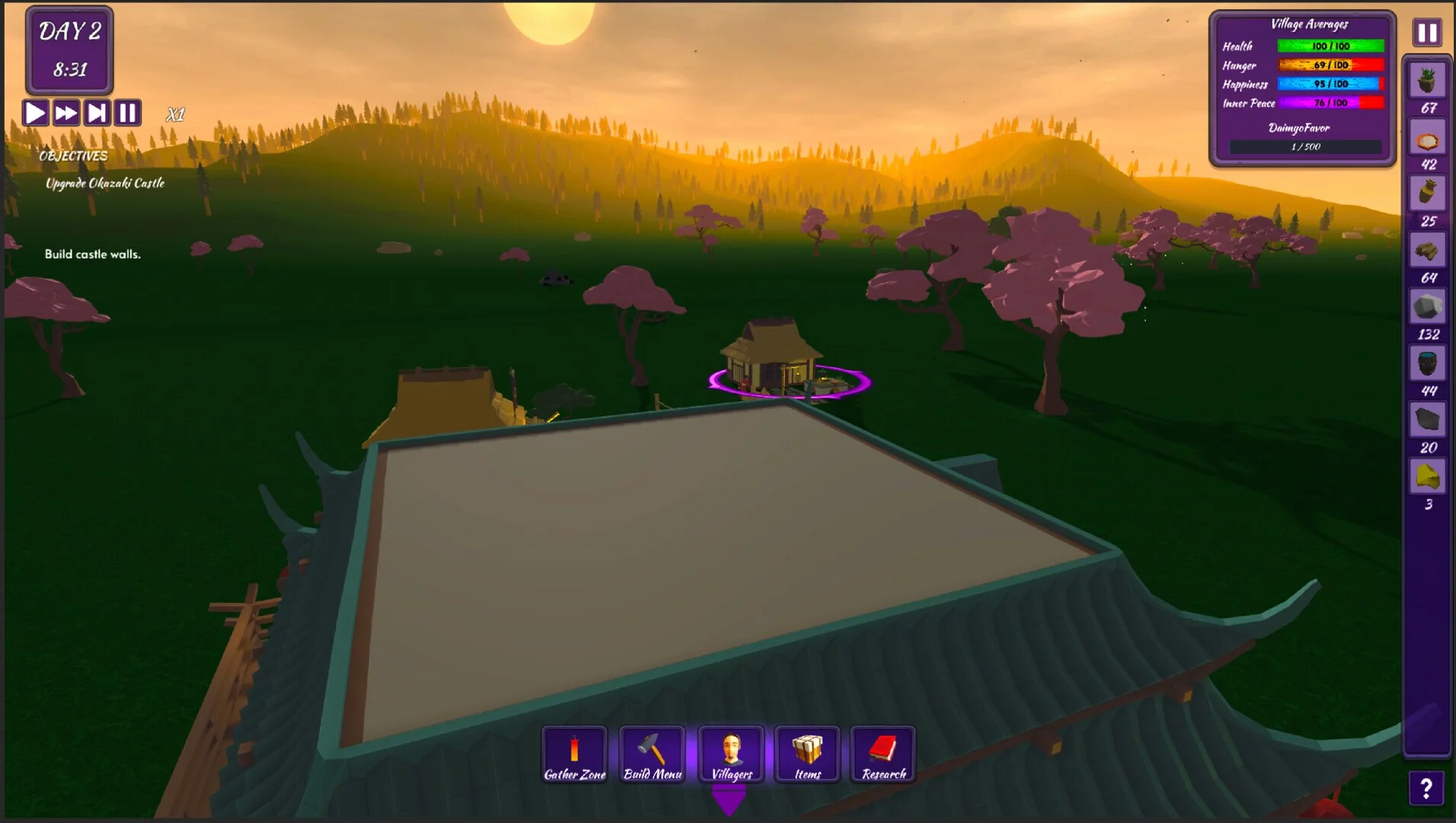 Изображение игры: Matsudaira's Myoshu: A Sengoku Village Simulator