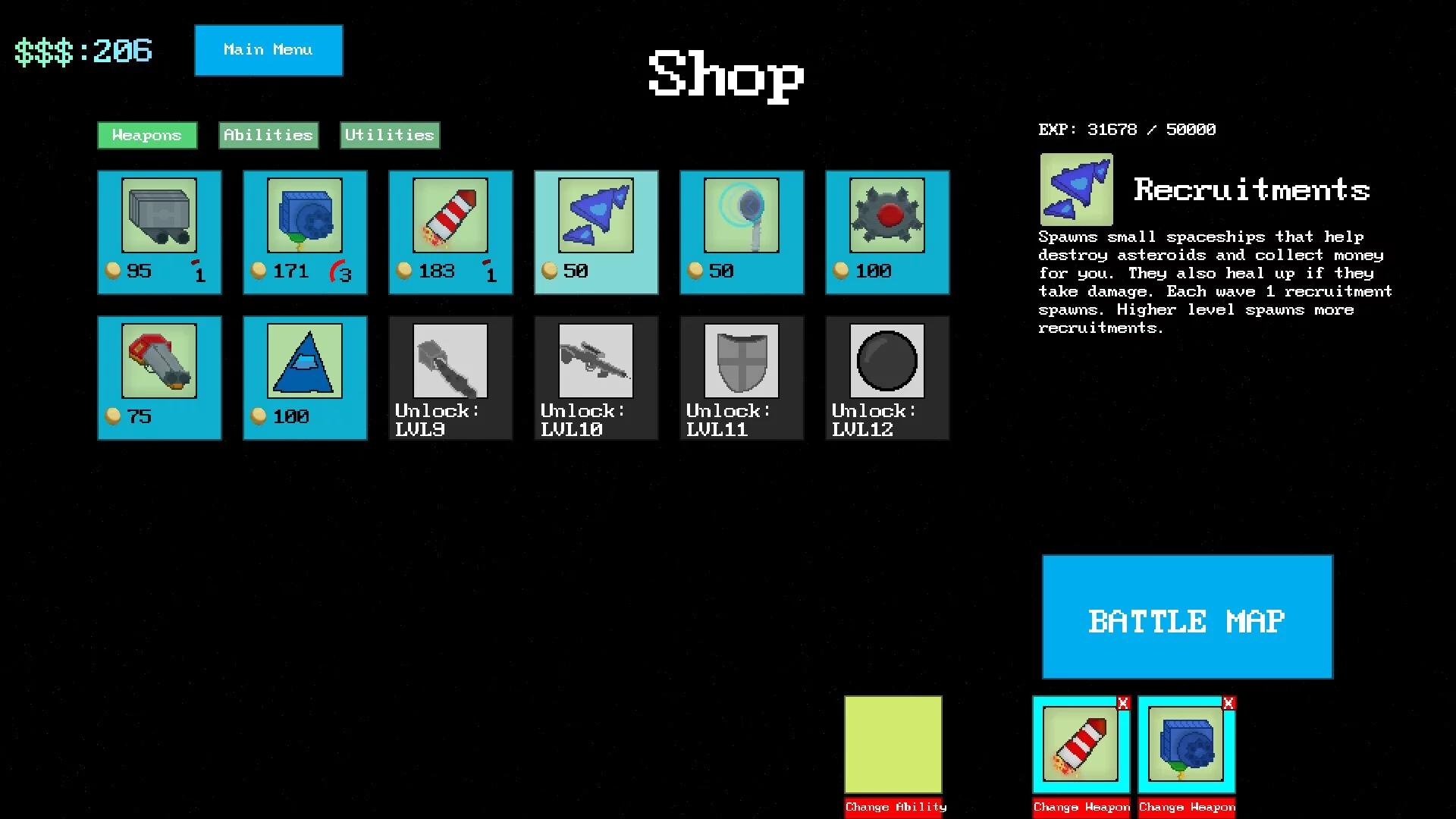 Изображение игры: Asteroids ++