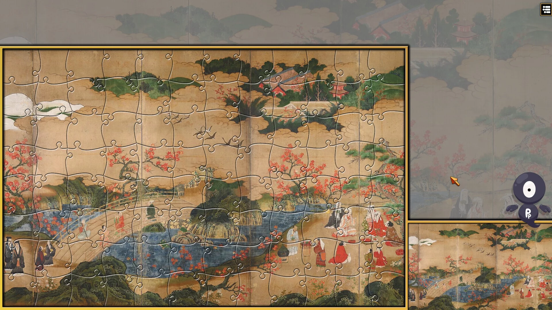 Изображение игры: Pixel Puzzles 3: Ukiyo-e Jigsaws