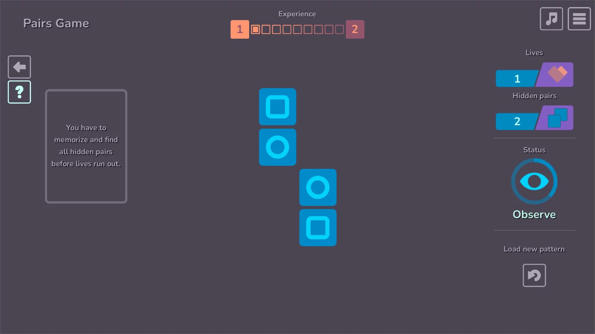 Изображение игры: Memo Blox