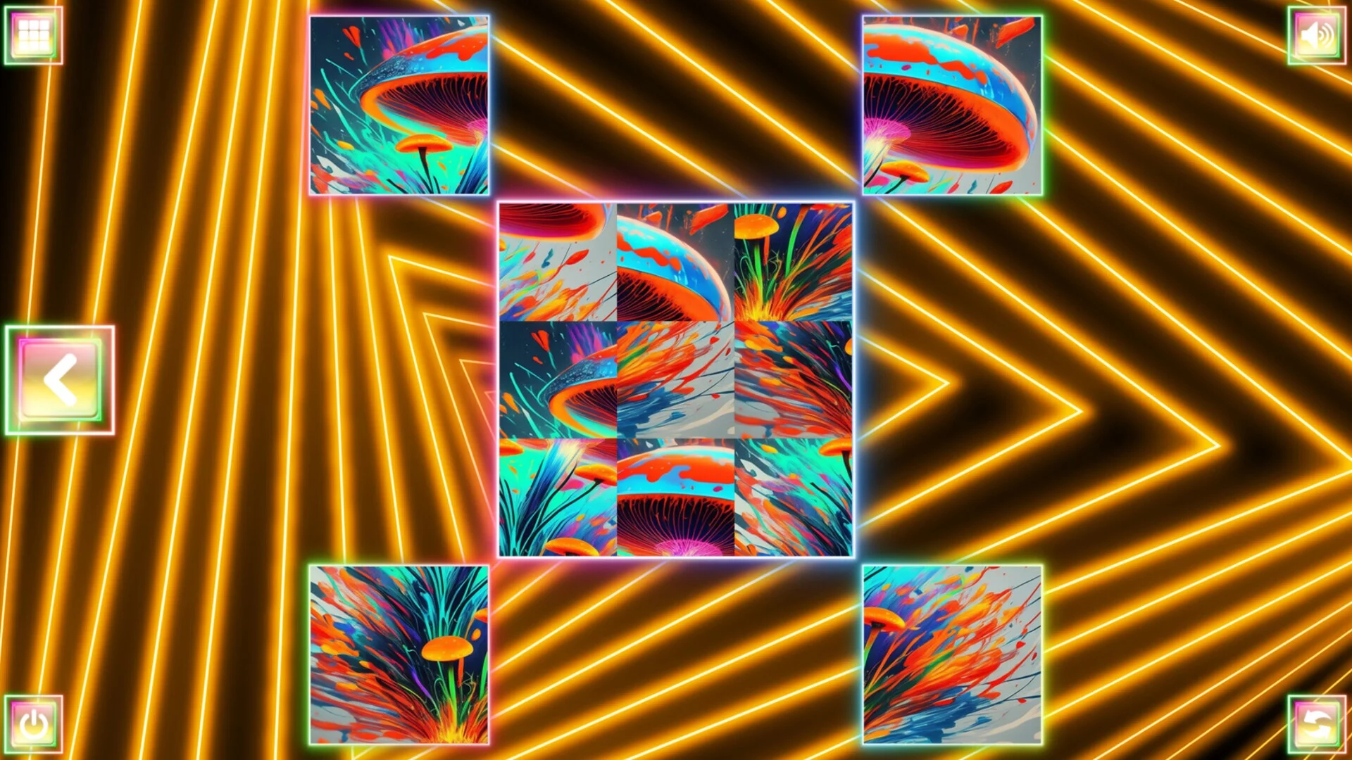 Изображение игры: Neon Fantasy: Mushrooms