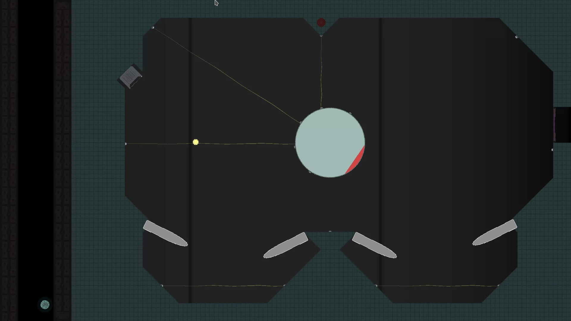 Изображение игры: Rolled: A Pinball Nightmare