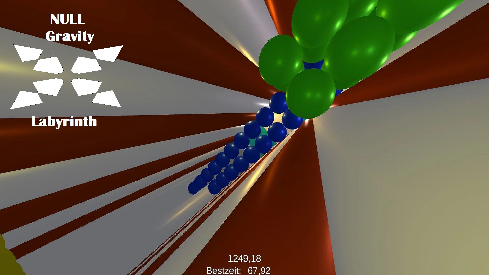 Изображение игры: Null Gravity Labyrinth