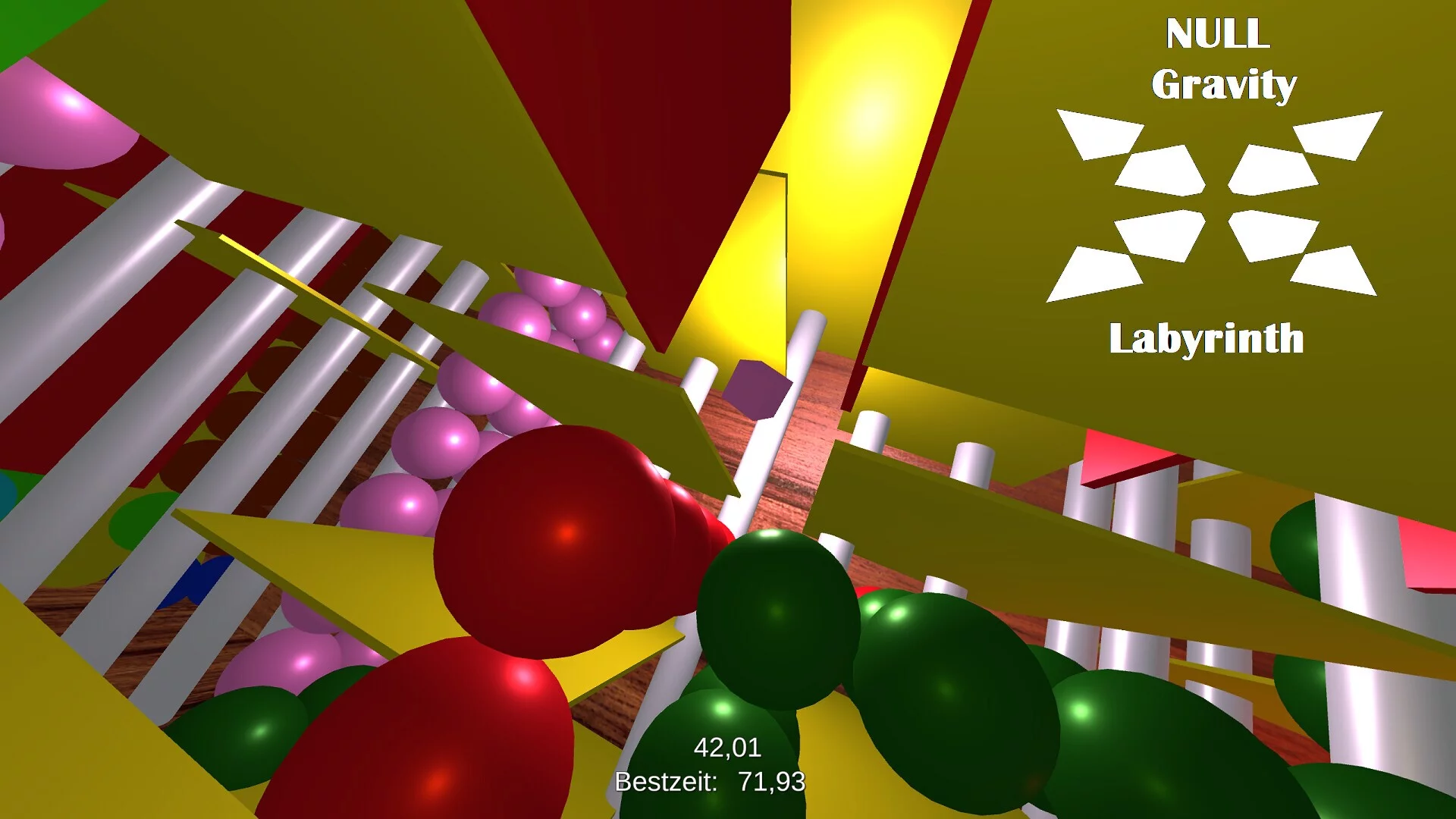Изображение игры: Null Gravity Labyrinth