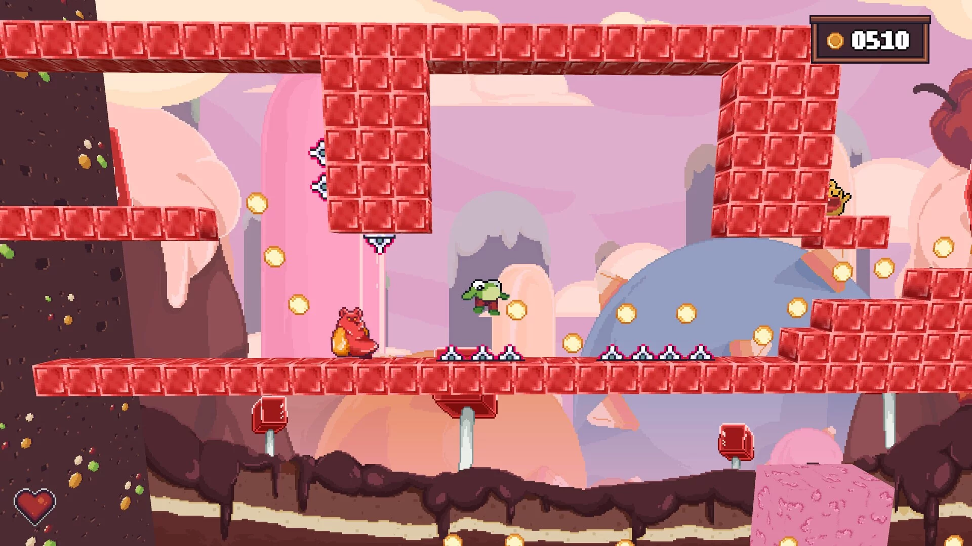 Изображение игры: Froggy Bouncing Adventures