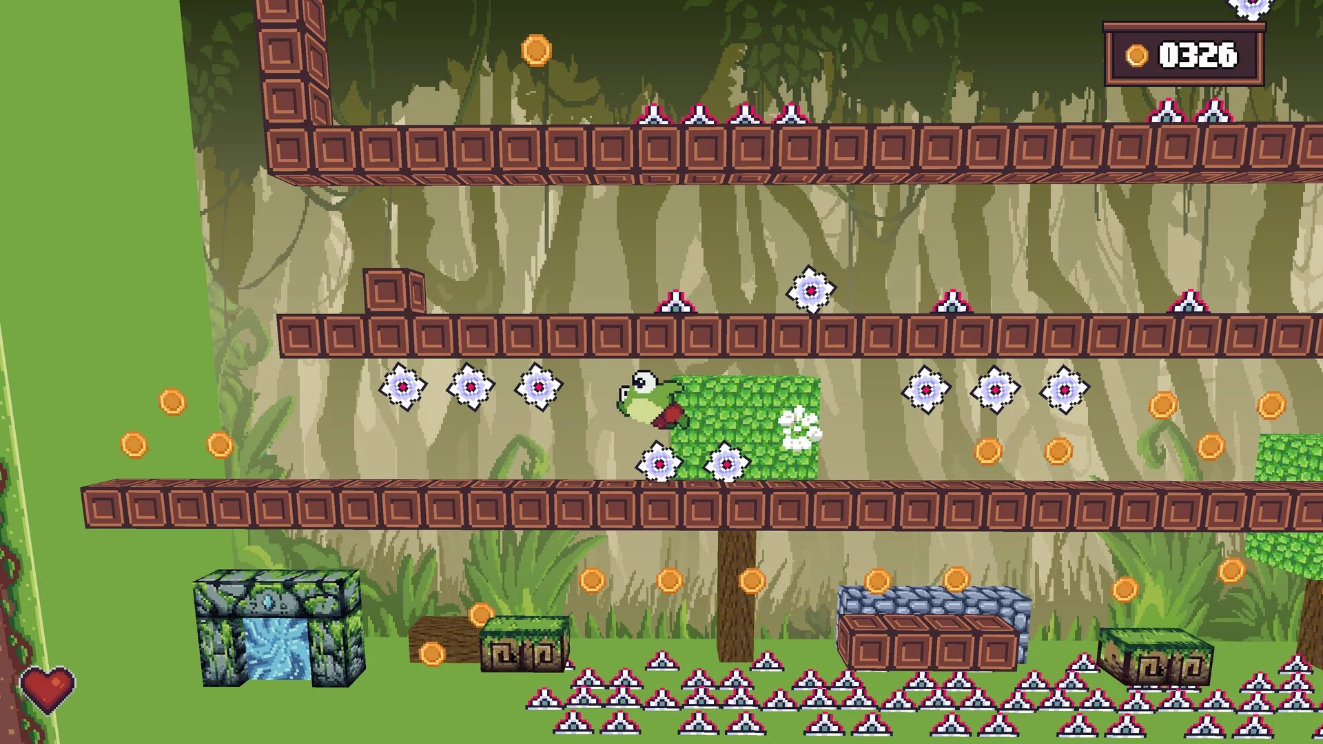 Изображение игры: Froggy Bouncing Adventures