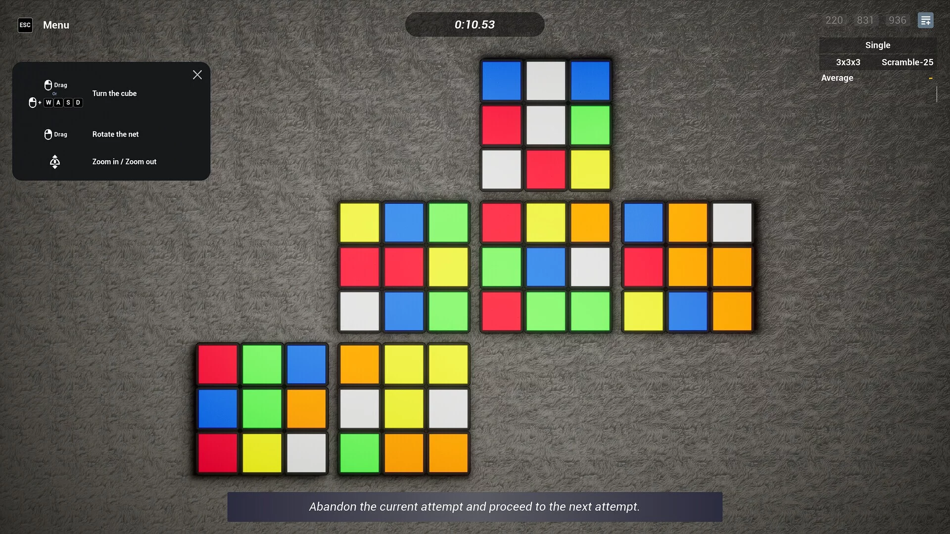 Изображение игры: Unfolded Cube
