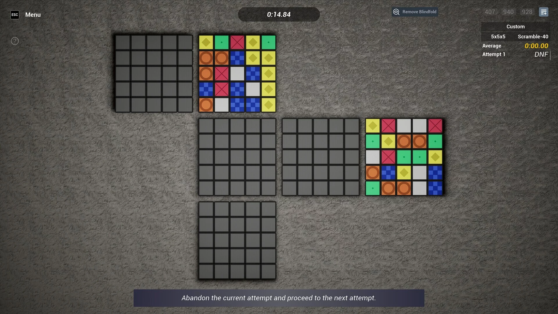 Изображение игры: Unfolded Cube