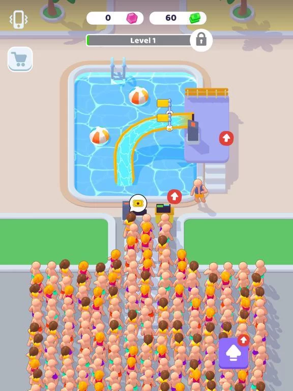 Изображение игры: My Aquapark: Idle Water Empire