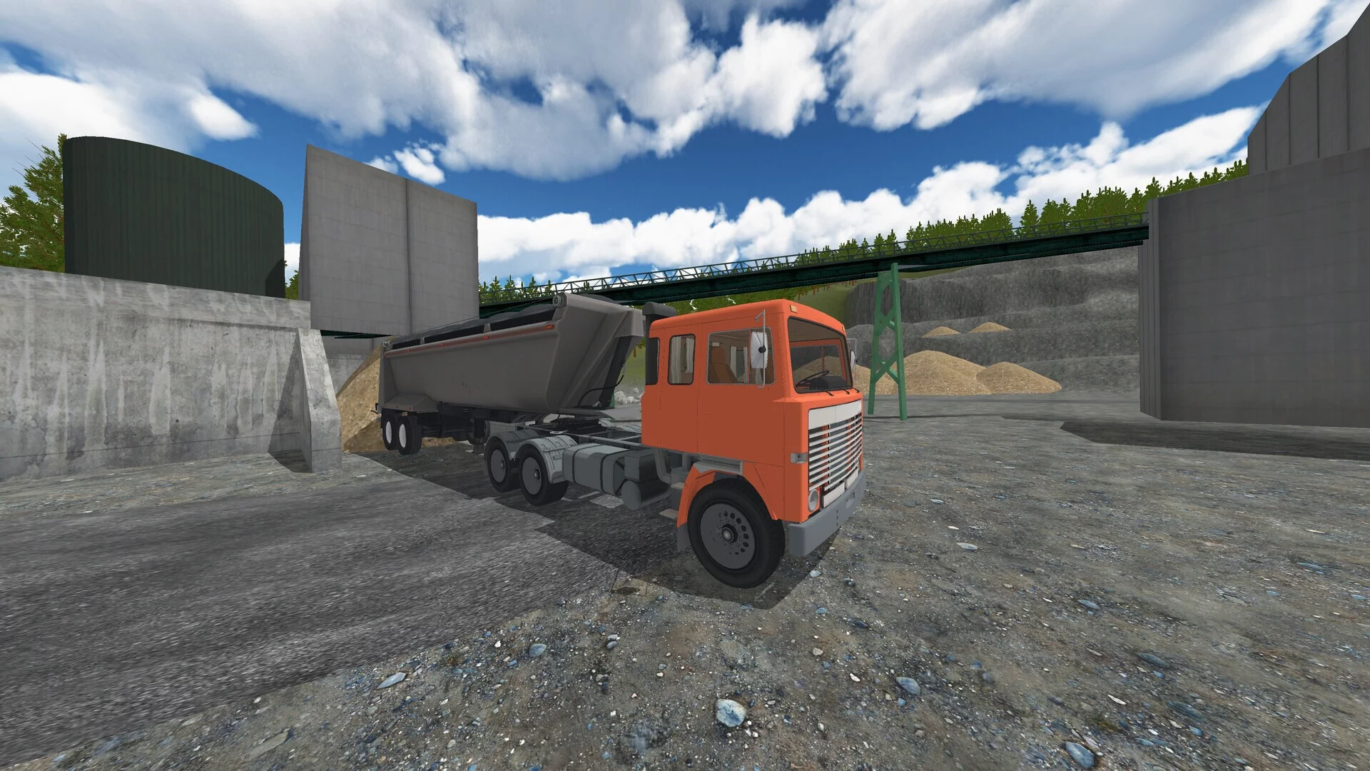 Изображение игры: Truck Parking Simulator VR