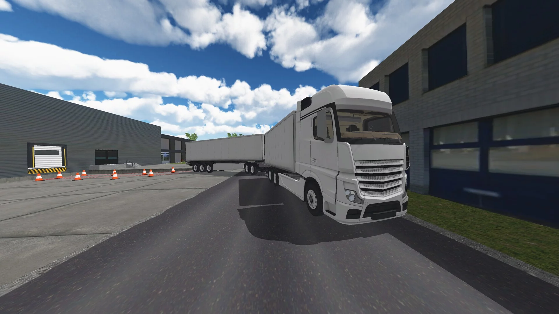 Изображение игры: Truck Parking Simulator VR