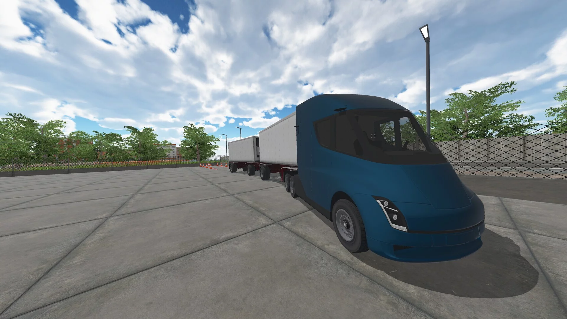 Изображение игры: Truck Parking Simulator VR
