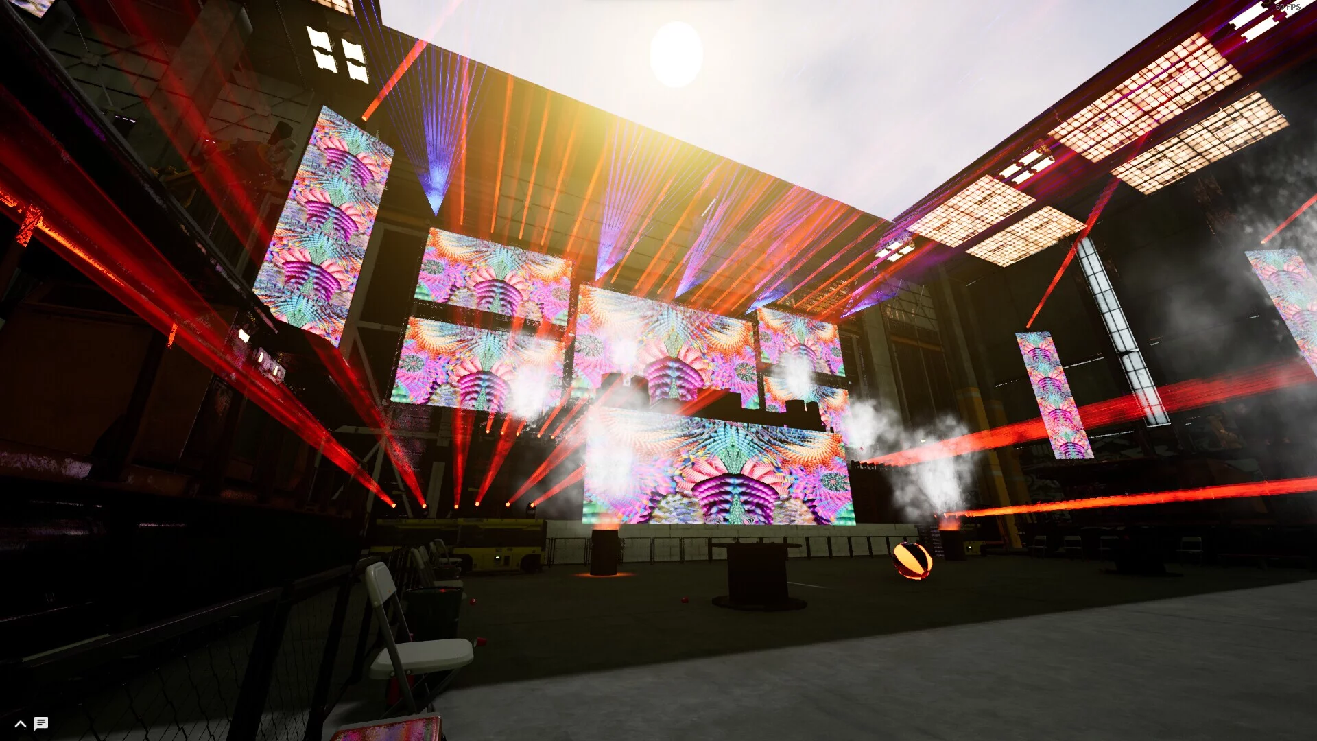 Изображение игры: R.A.V.E - Real-time Audio Visual Experience
