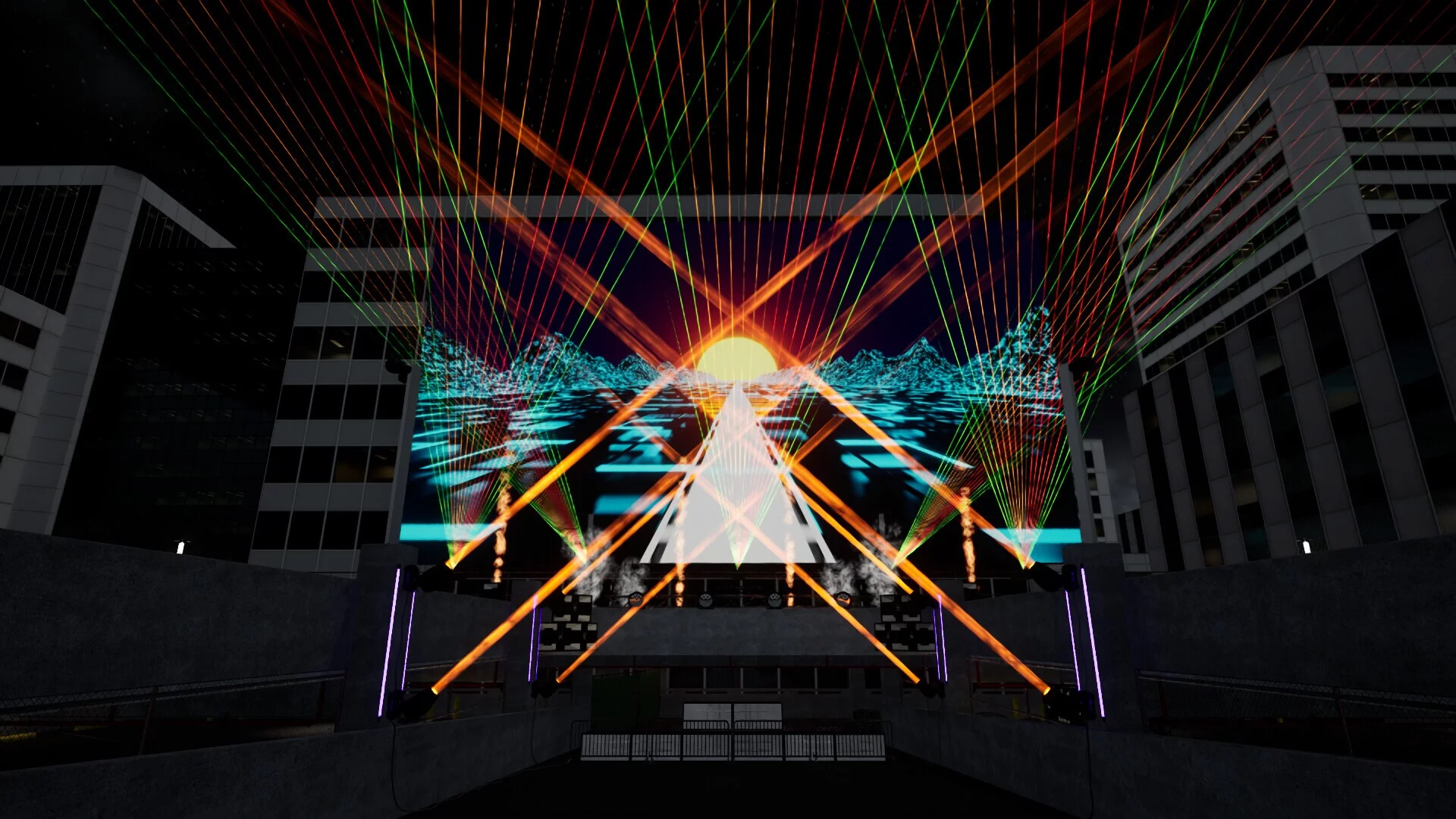 Изображение игры: R.A.V.E - Real-time Audio Visual Experience