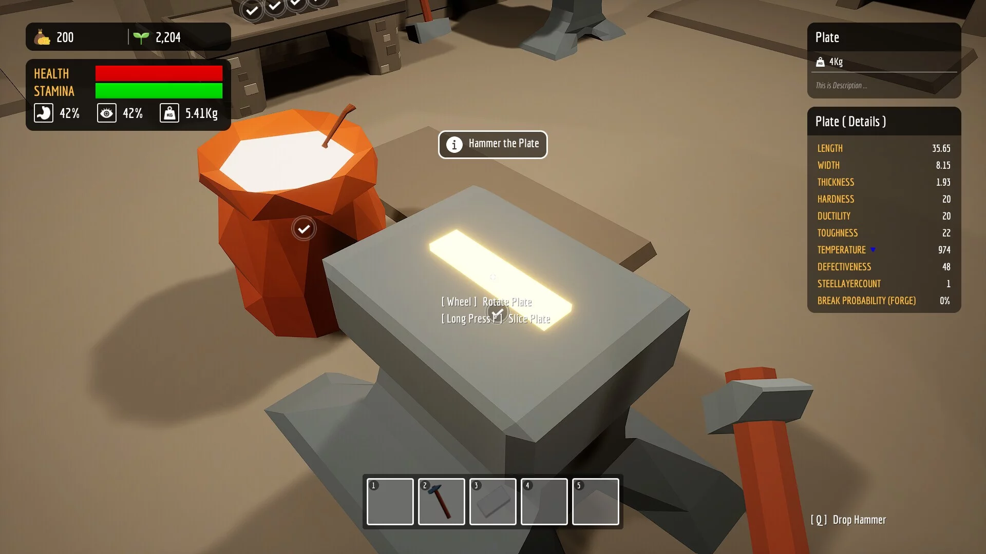 Изображение игры: FORGE SIMULATOR