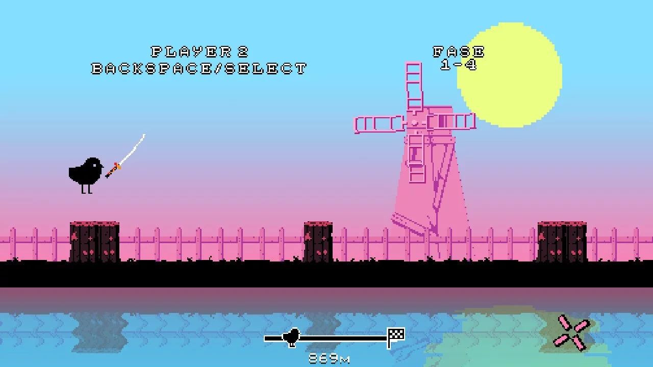 Изображение игры: SUPER CHICKEN JUMPER
