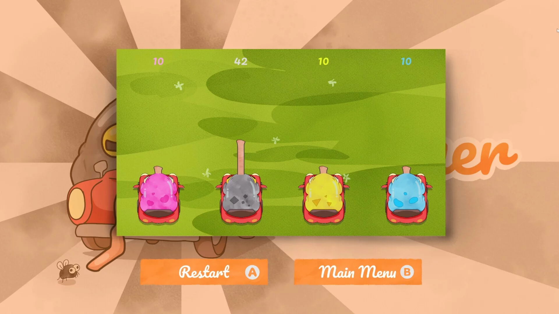Изображение игры: Flying Frogs