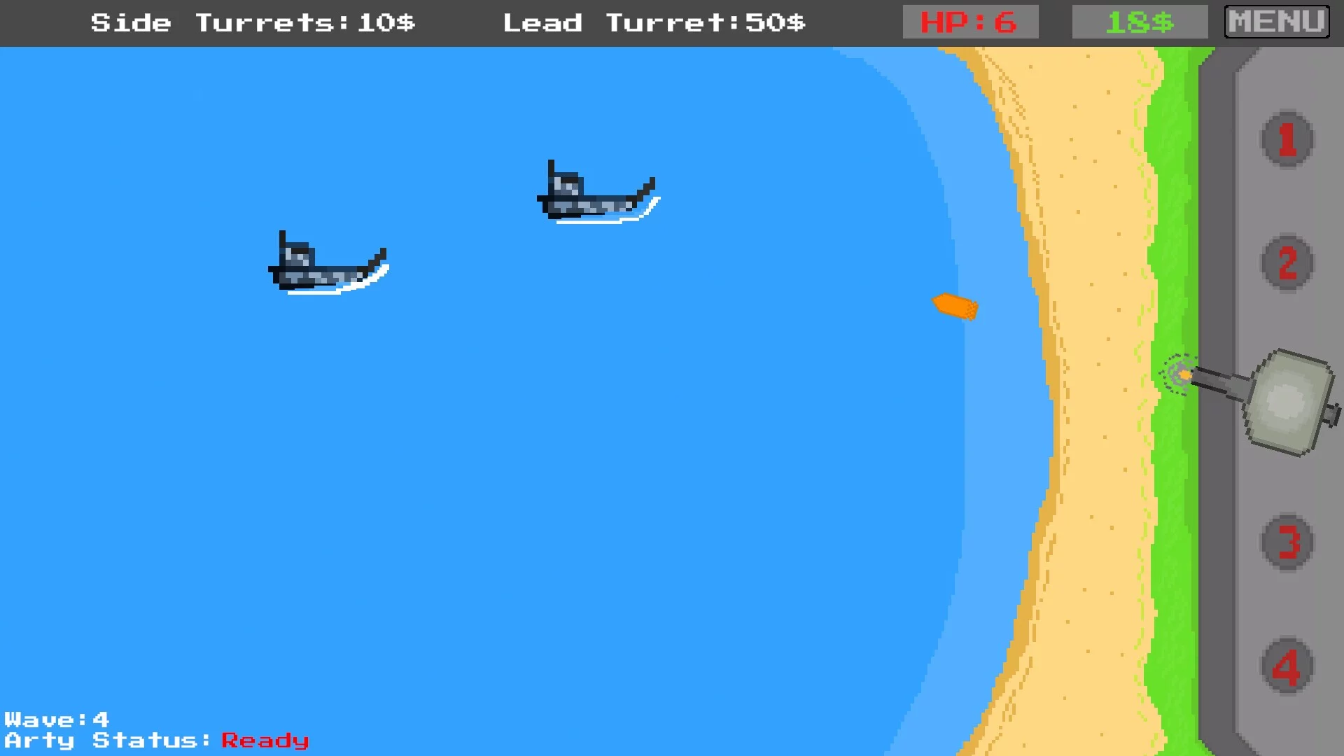 Изображение игры: Coastal Defense