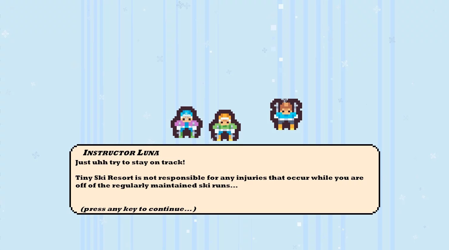 Изображение игры: Tiny Ski