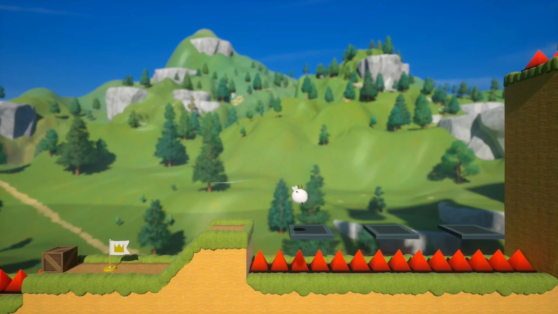 Изображение игры: The Adventures of Prince Shiratama ~Climb the mountains~