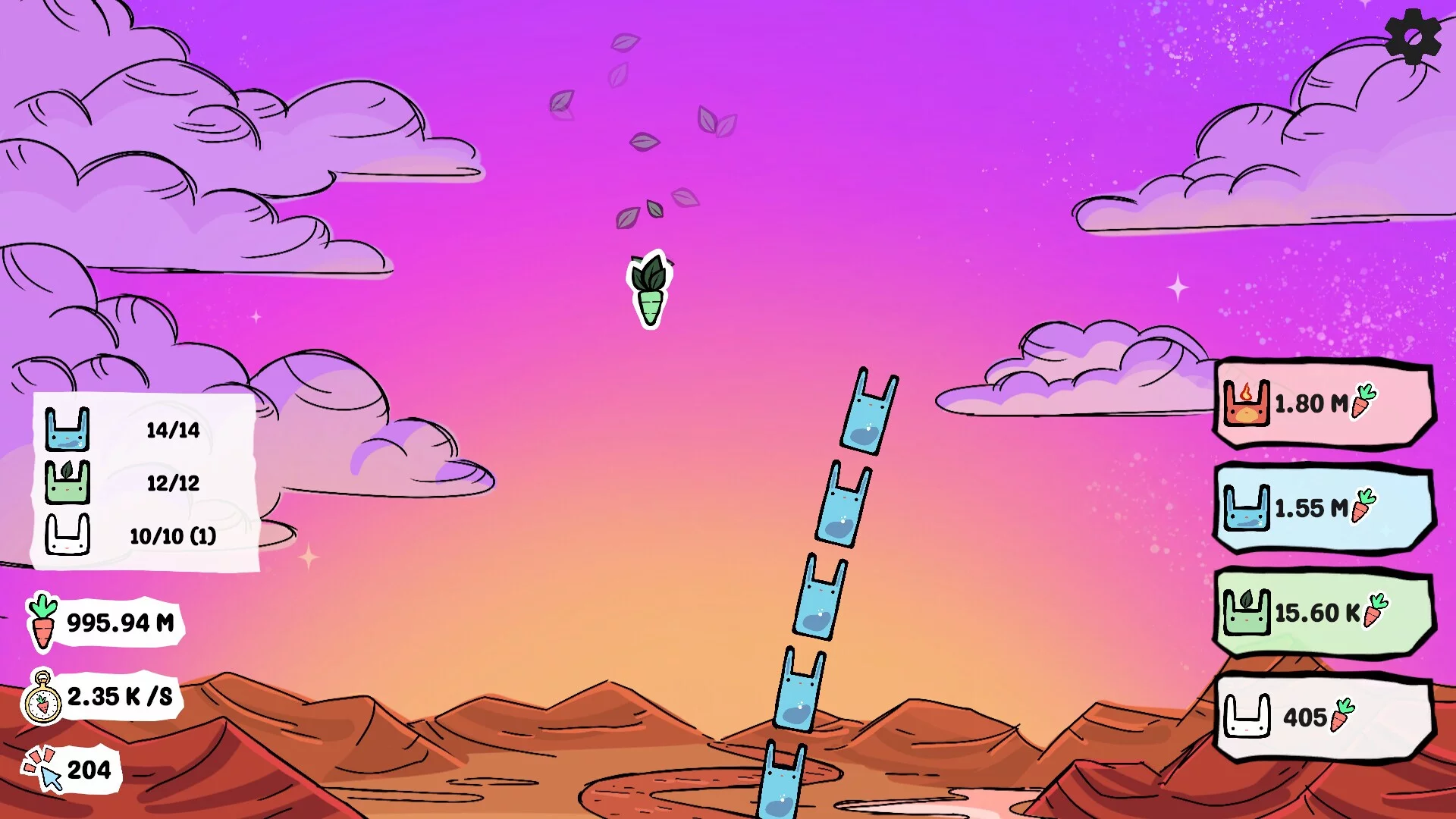 Изображение игры: Moonlight Rabbits