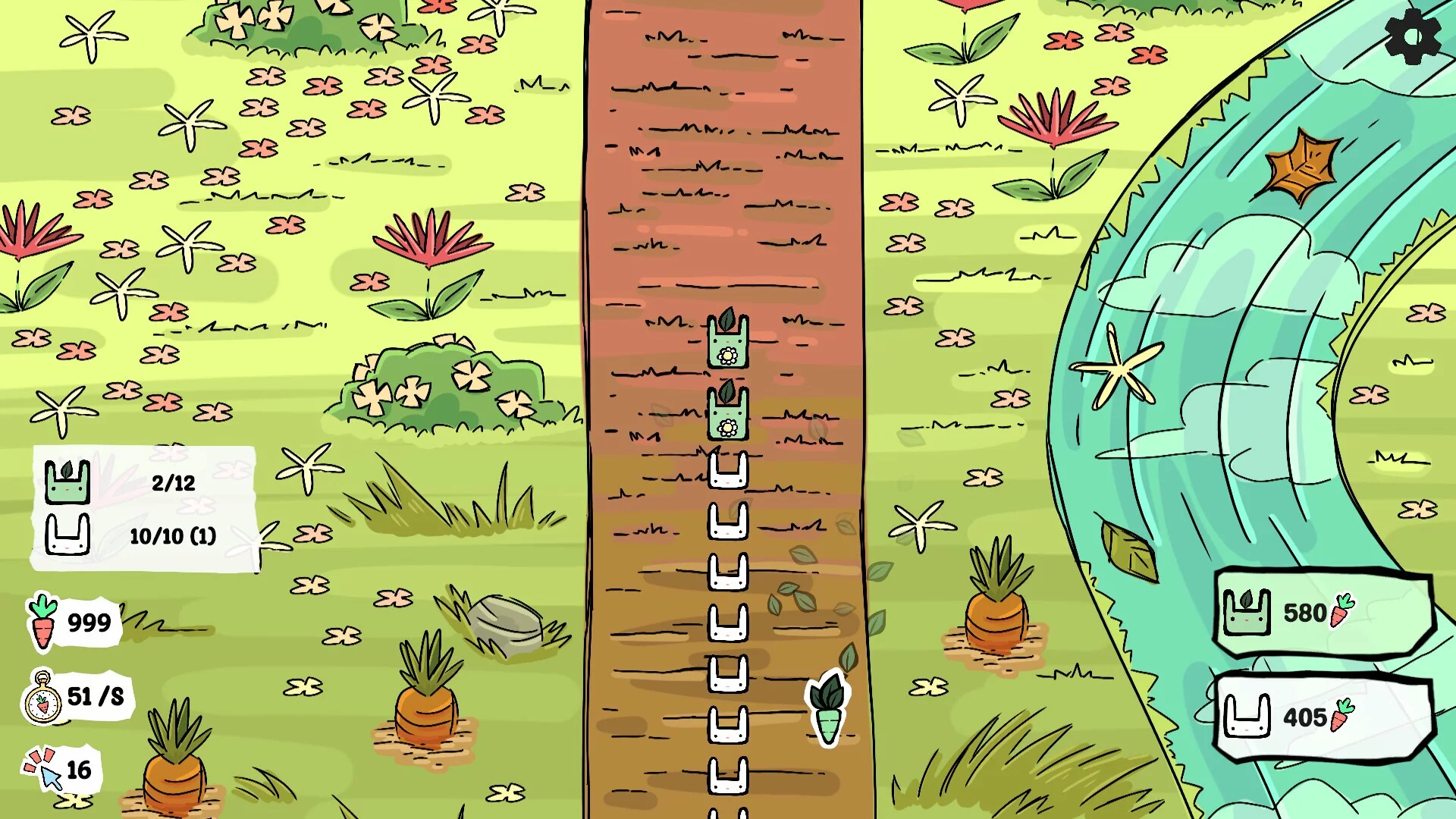 Изображение игры: Moonlight Rabbits