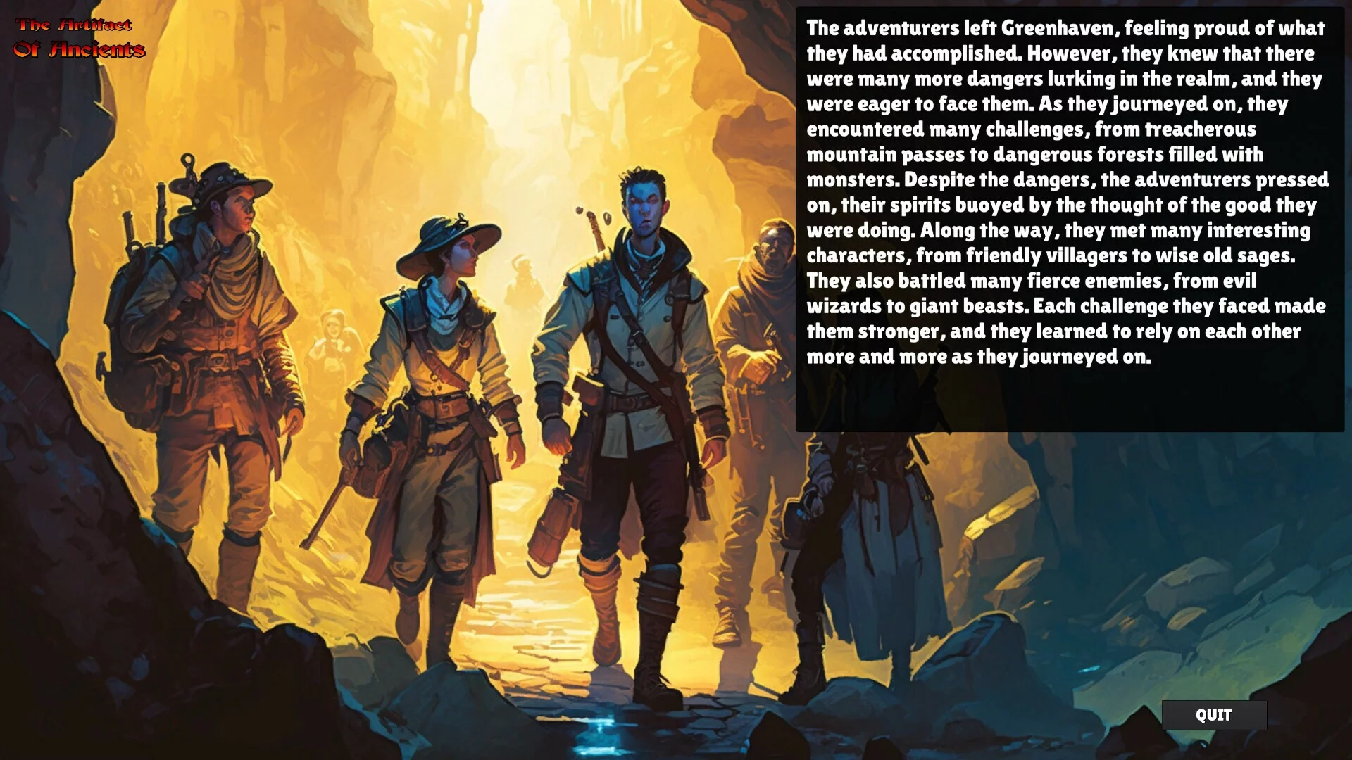 Изображение игры: The Artifact of Ancients