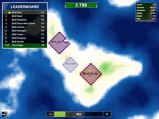 Изображение игры: Territorial.io