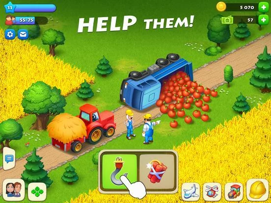 Изображение игры: Township: Farm & City Building