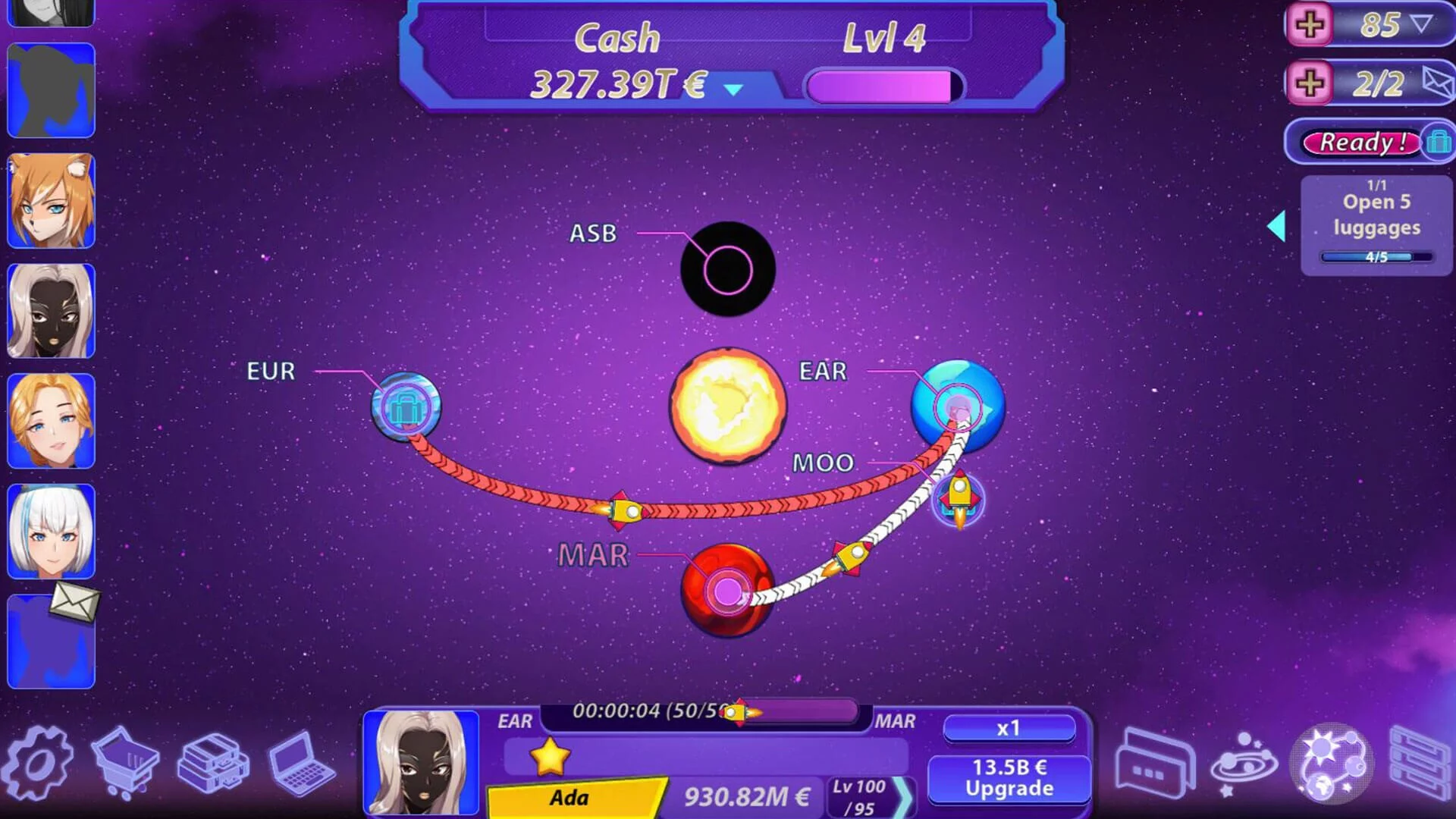 Изображение игры: Sexy Space Airlines